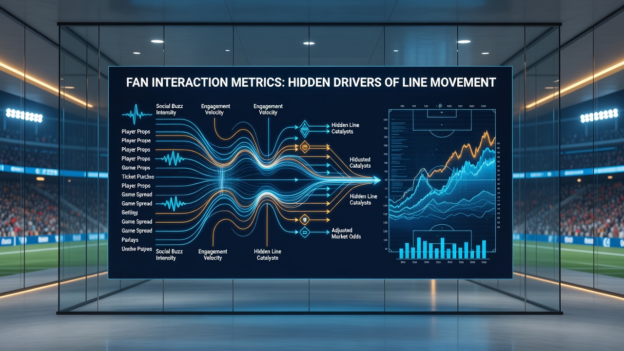 Social metrics and crowd signals driving cross-sport line adjustments