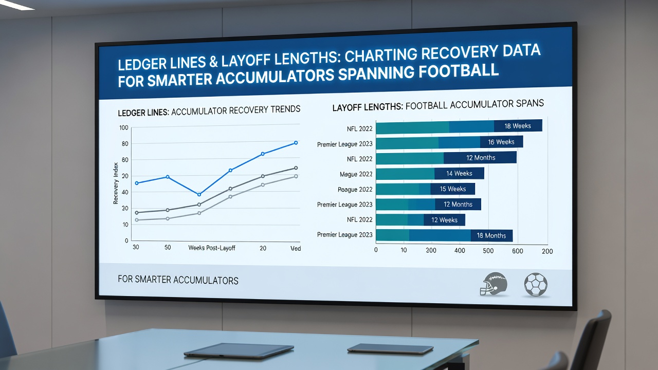 Detailed recovery timeline graphic comparing layoff intervals in football matches, tennis tournaments, and horse racing events with statistical overlays