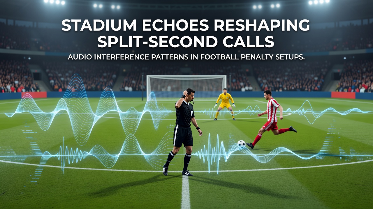 Sound wave patterns affecting starting procedures and service timing in multi-sport venues